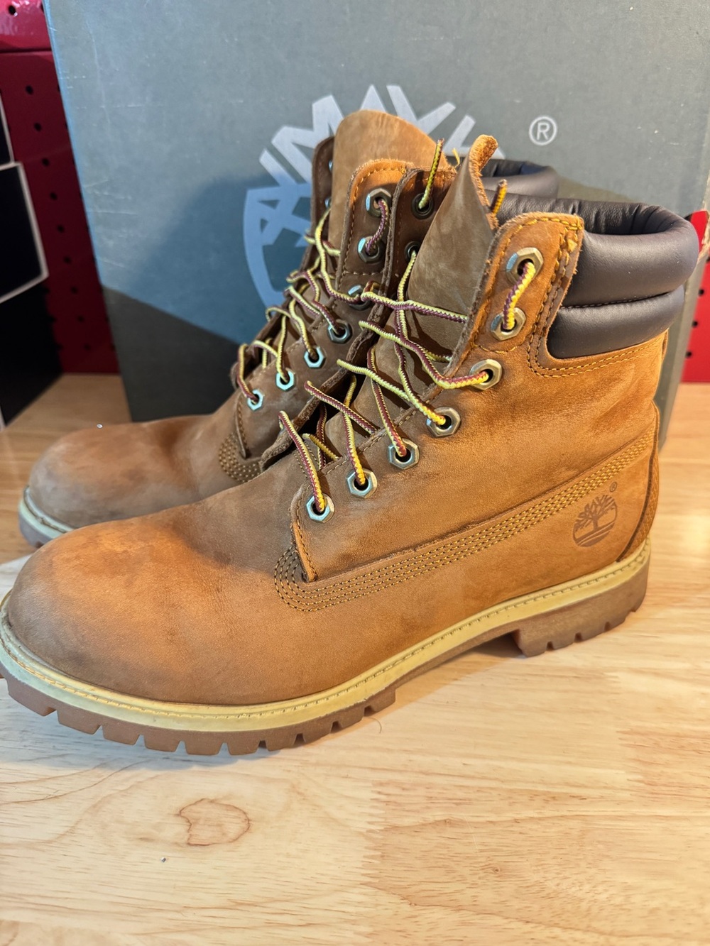Timberland Men's Brown Work Boots Size 9.5